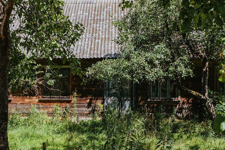 Ремонт в старом деревенском доме.
